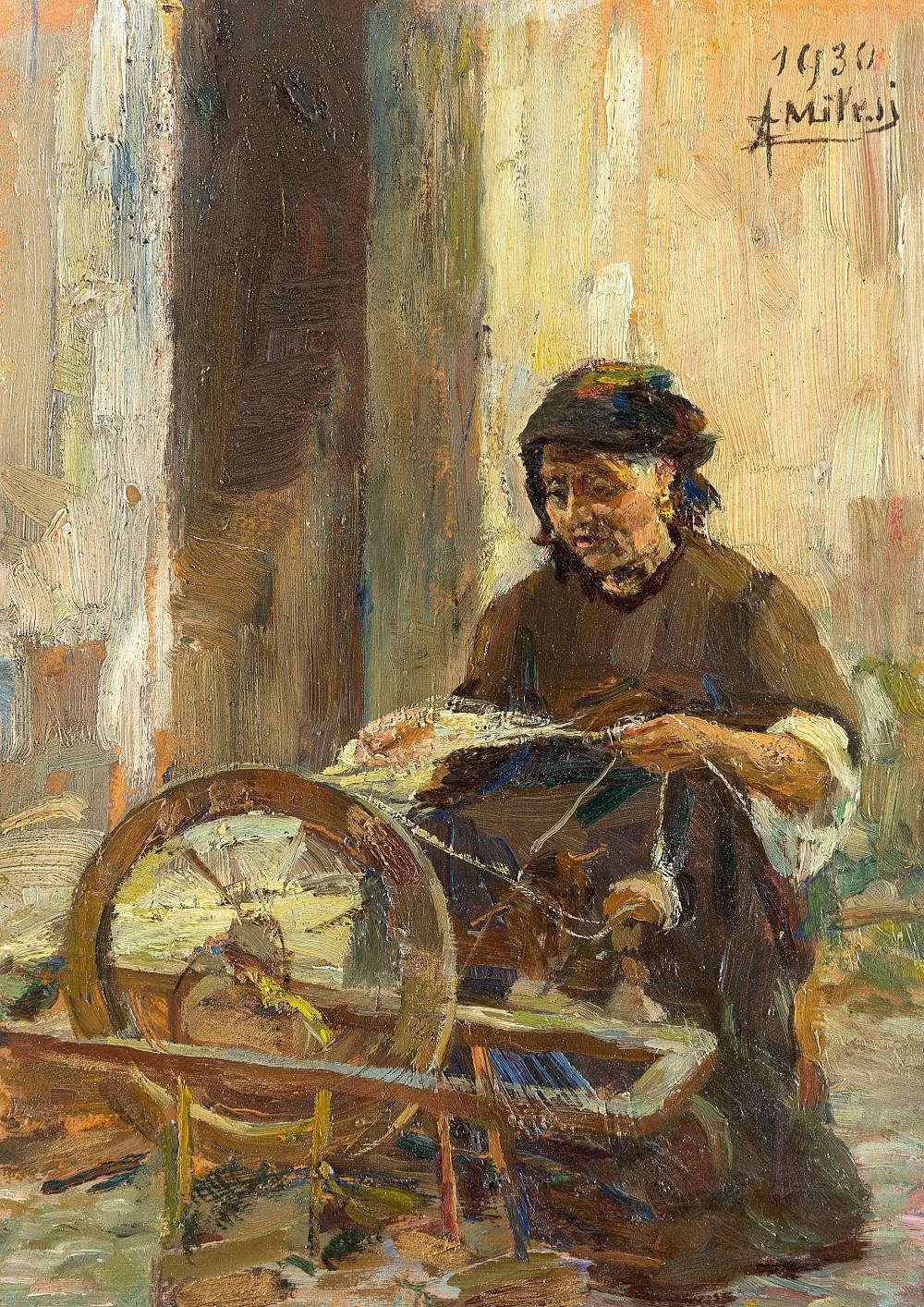 La filatrice, 1930